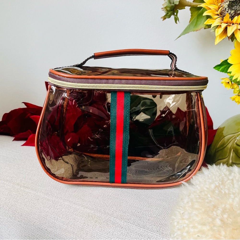 🎉New Retro GG Vibe Luxe “Bag Of The Year” Transparent Bag with Double Zipper - Picture 7 of 7
